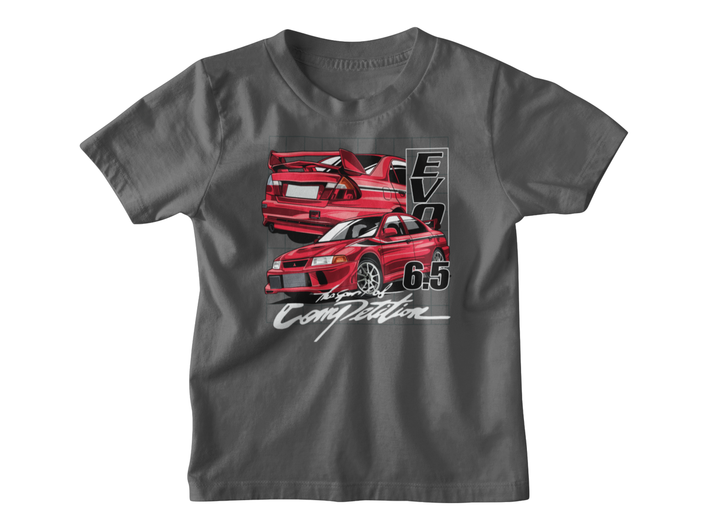 EVO 6.5 Competition Kids T-Shirt – Washed Charcoa