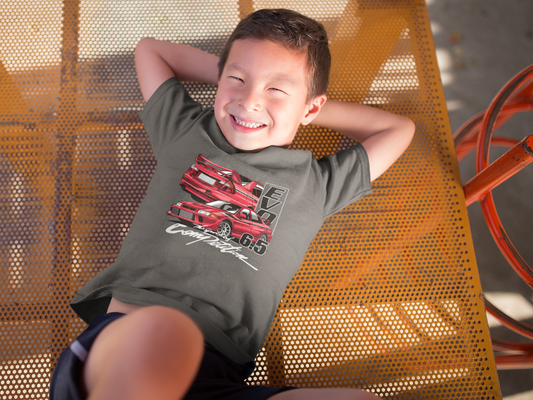 EVO 6.5 Competition Kids T-Shirt – Washed Charcoa